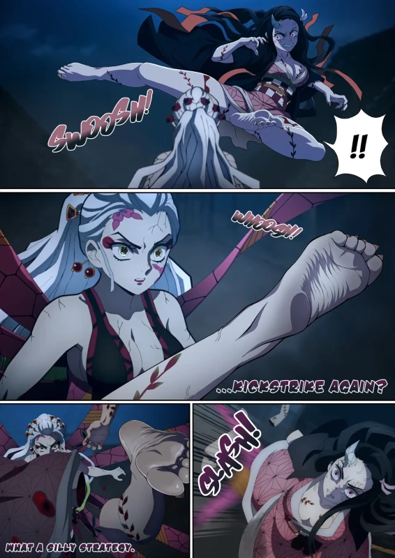 Daki’s Blood Demon Art: Trample 堕姫の血鬼術・紅蓮践踏 page 23