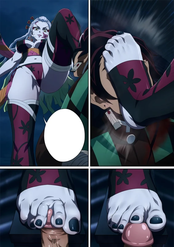 Daki’s Blood Demon Art: Trample 堕姫の血鬼術・紅蓮践踏 page 57