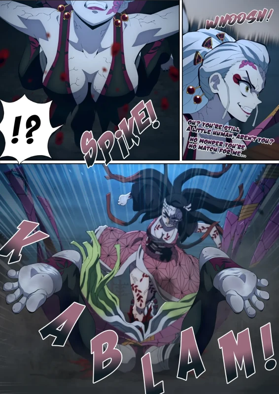Daki’s Blood Demon Art: Trample 堕姫の血鬼術・紅蓮践踏 page 24