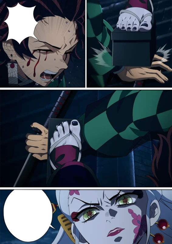 Daki’s Blood Demon Art: Trample 堕姫の血鬼術・紅蓮践踏 page 48