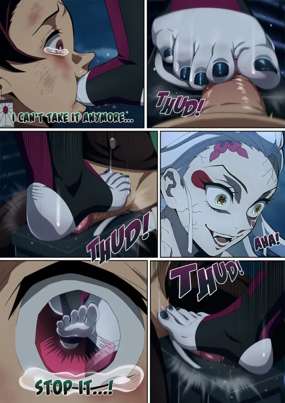 Daki’s Blood Demon Art: Trample 堕姫の血鬼術・紅蓮践踏 page 17