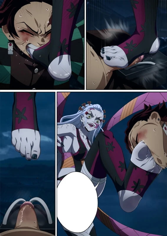Daki’s Blood Demon Art: Trample 堕姫の血鬼術・紅蓮践踏 page 60