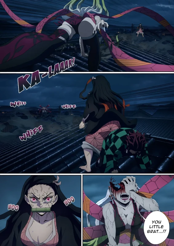 Daki’s Blood Demon Art: Trample 堕姫の血鬼術・紅蓮践踏 page 20