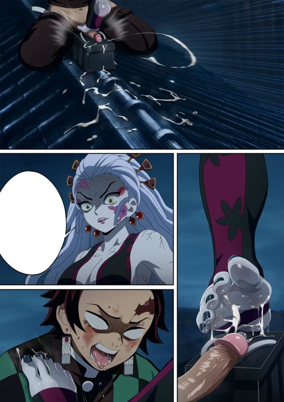 Daki’s Blood Demon Art: Trample 堕姫の血鬼術・紅蓮践踏 page 62