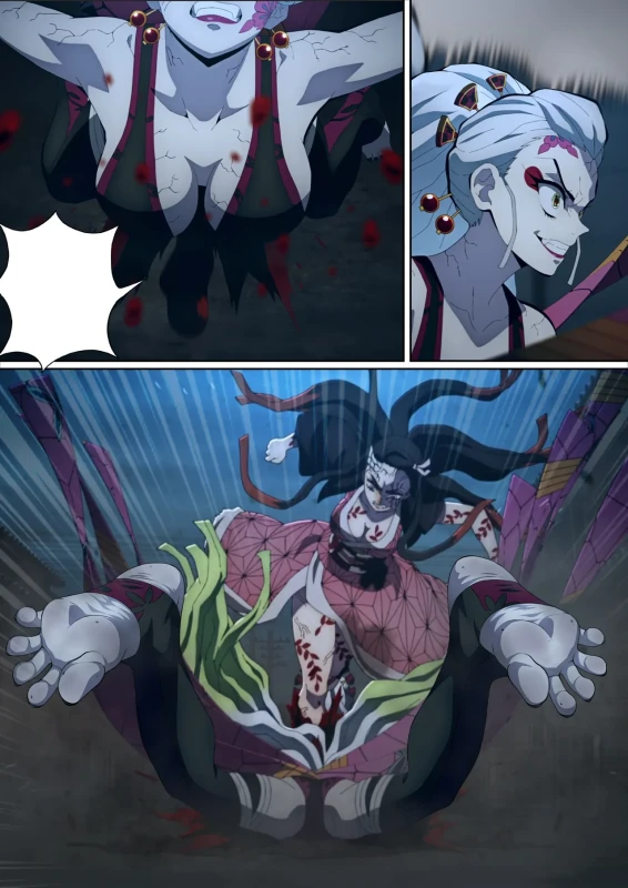 Daki’s Blood Demon Art: Trample 堕姫の血鬼術・紅蓮践踏 page 68