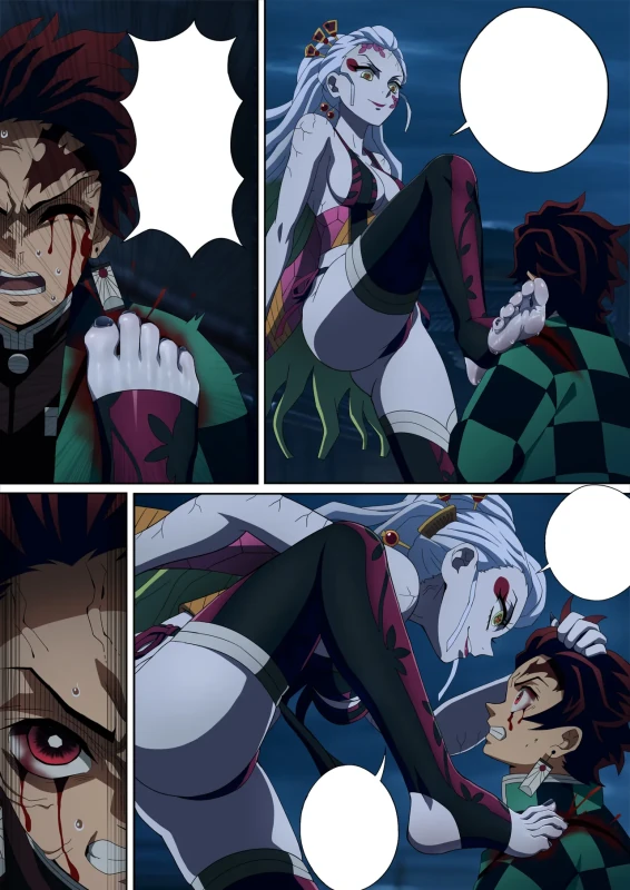 Daki’s Blood Demon Art: Trample 堕姫の血鬼術・紅蓮践踏 page 50
