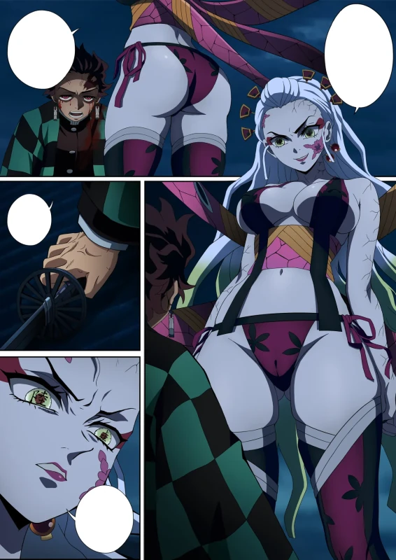 Daki’s Blood Demon Art: Trample 堕姫の血鬼術・紅蓮践踏 page 47
