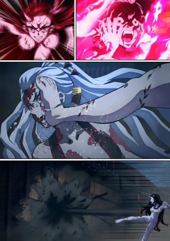 Daki’s Blood Demon Art: Trample 堕姫の血鬼術・紅蓮践踏 page 74
