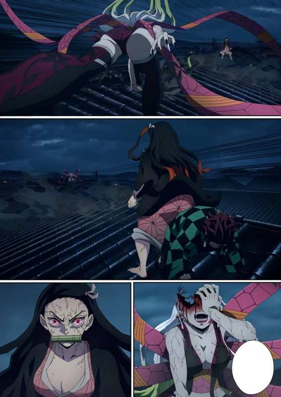 Daki’s Blood Demon Art: Trample 堕姫の血鬼術・紅蓮践踏 page 64