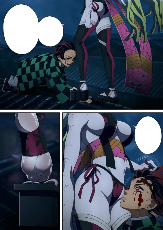 Daki’s Blood Demon Art: Trample 堕姫の血鬼術・紅蓮践踏 page 49