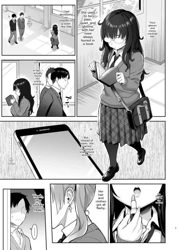 My Ex-Gloomy Big-Breasted Slutty Little Sister Is Way Too Lewd — Big Brother's Already...!! page 4