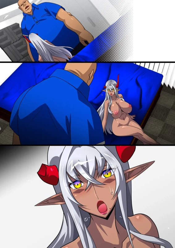 黒雷の魔王レヴィーザ act1「人妻魔王は元部下の肉便器となる…」 page 50
